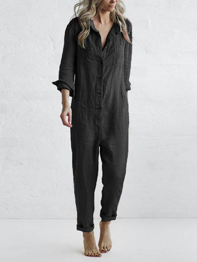 Jumpsuit med lange ermer