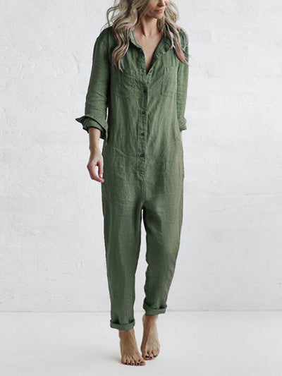 Jumpsuit med lange ermer