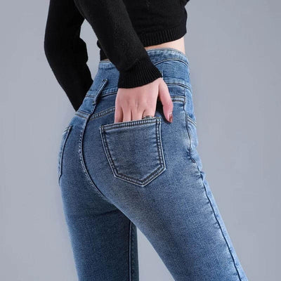 Fleece Skinny Jeans