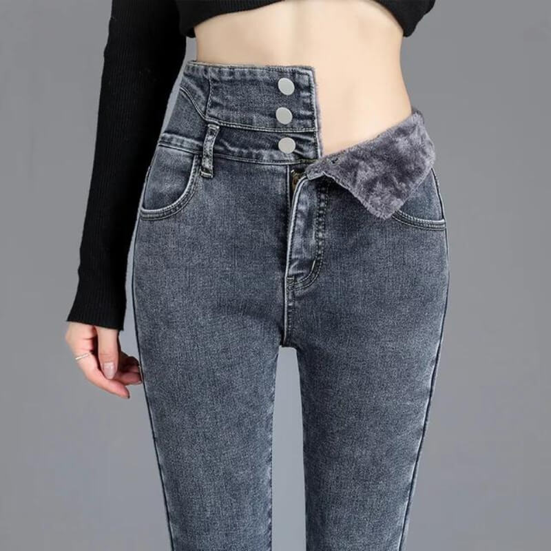 Fleece Skinny Jeans