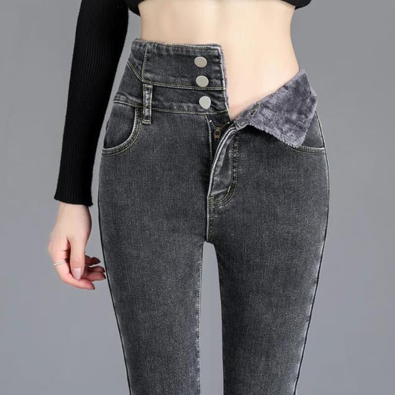 Fleece Skinny Jeans