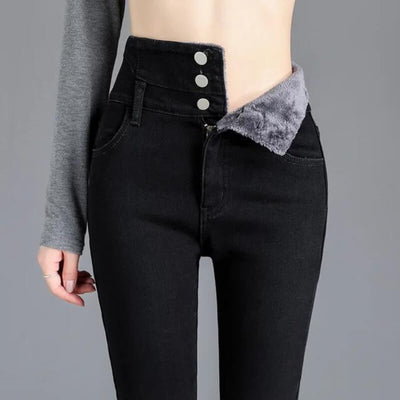 Fleece Skinny Jeans