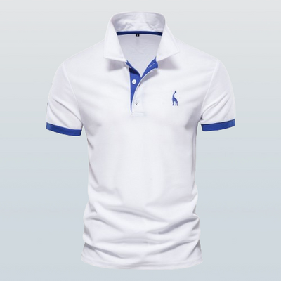 Felix™ bomullspolo for en sporty og uformell look